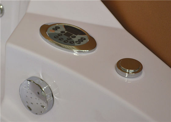 Una vasca da bagno calda dell'interno pulita automatica di lusso da 5 Ft con il rubinetto termostatico delle luci subacquee fornitore