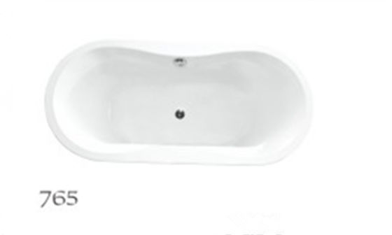 Grande colore bianco d'inzuppamento indipendente acrilico ovale delle vasche con straripamento fornitore